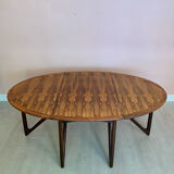 Danish rosewood dining table by Kurt Østervig 1960s