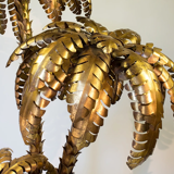 Lampadaire palmier 3 têtes années 70
