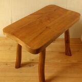 Brutalist bass table solid wood