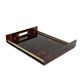 Hollywood regency brass and tortoiseshell lucite tray, Italy 1970s