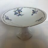 Ancien plat pied douche fleurs miosotis czecho slovakia