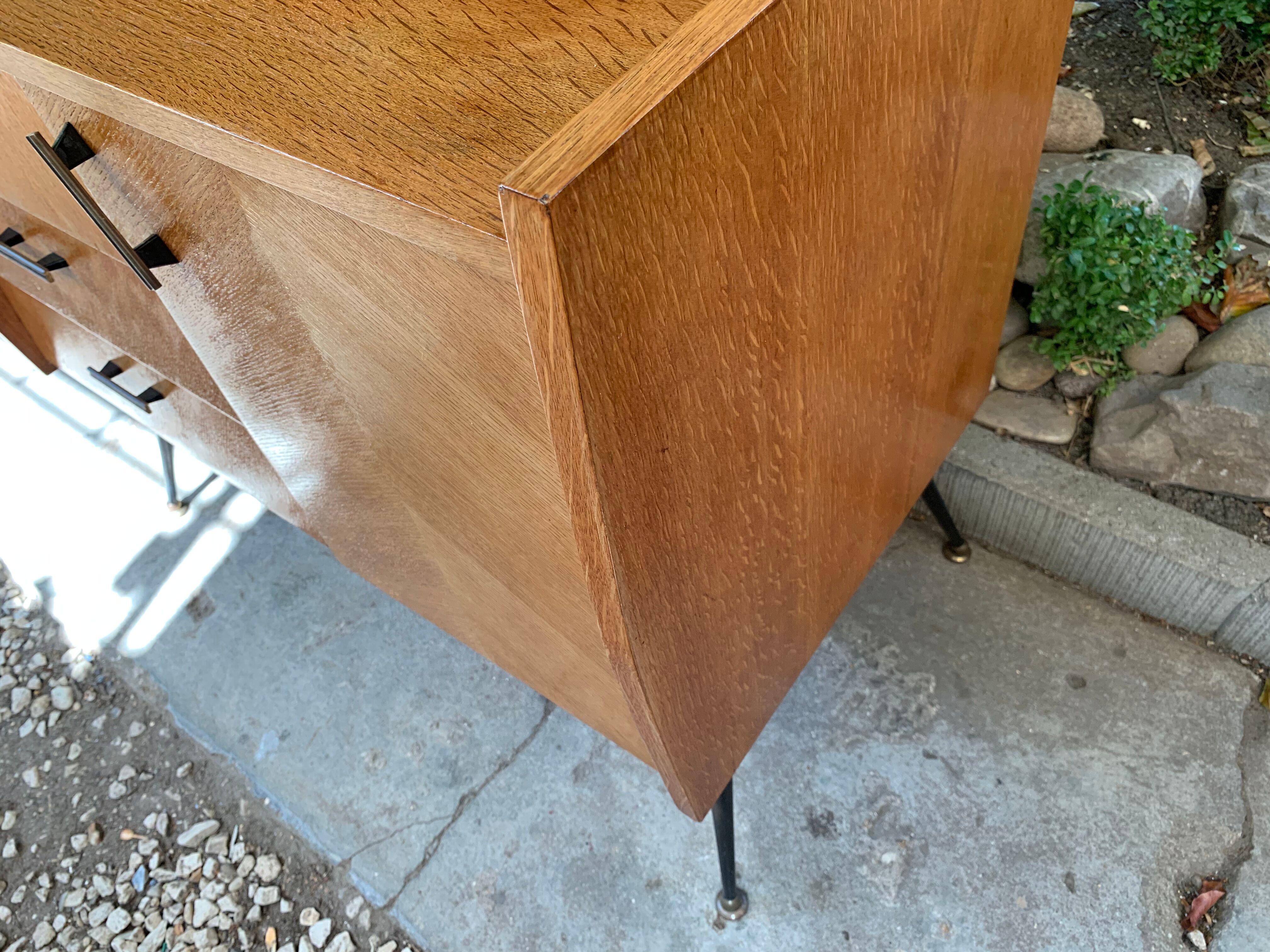 Buffet commode pieds compas 50’s