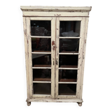 Beige lacquered teak sideboard