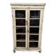 Beige lacquered teak sideboard