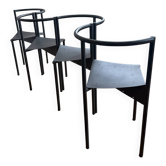 Fauteuils Wendy Wright de Philippe Starck pour Disform, 1986, lot de 4