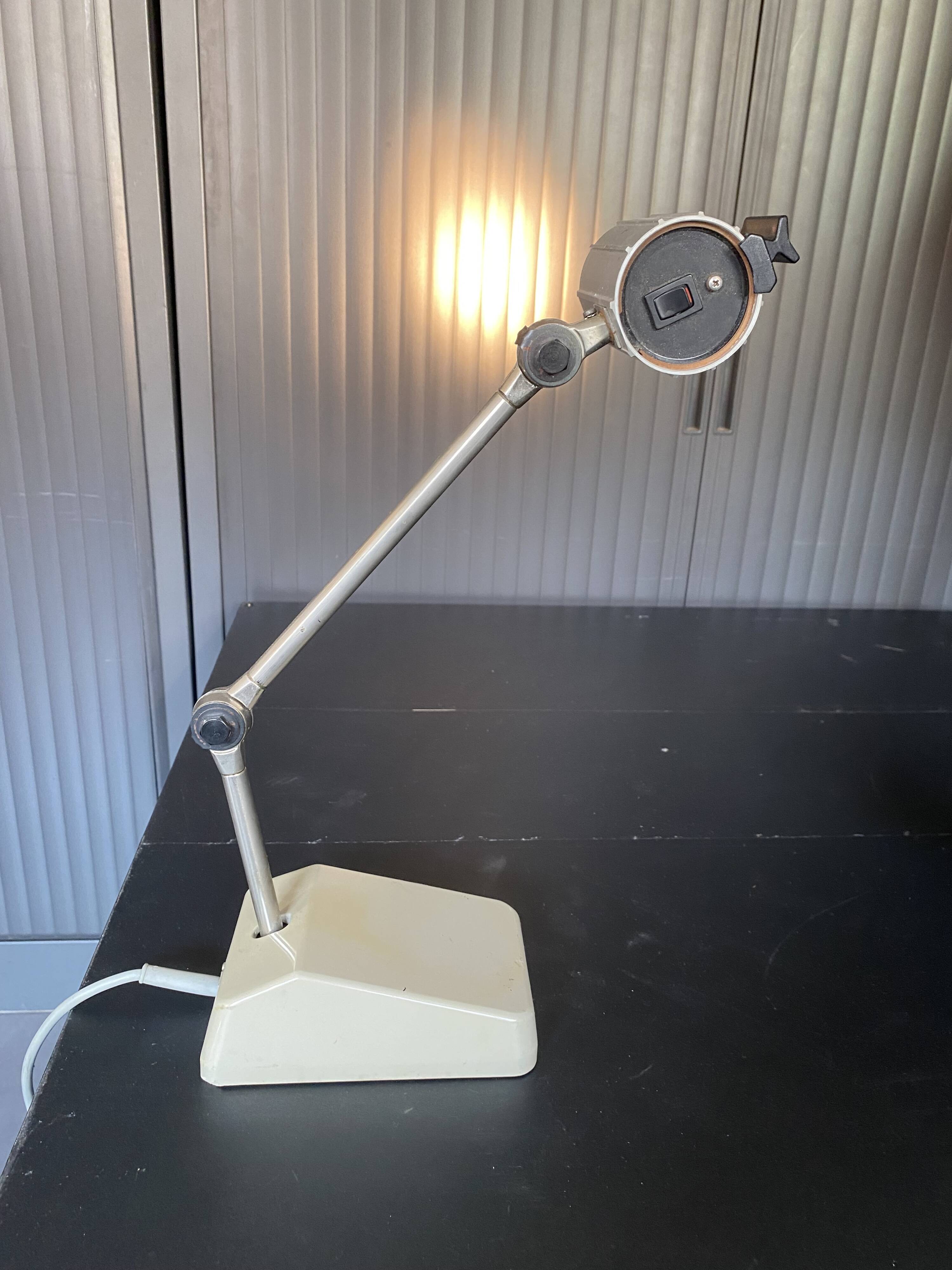 Waldmann metal articulated lamp vintage industrial workshop 1950