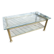 Table basse vintage années 70 – Hollywood Regency
