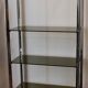 70s chrome steel shelf