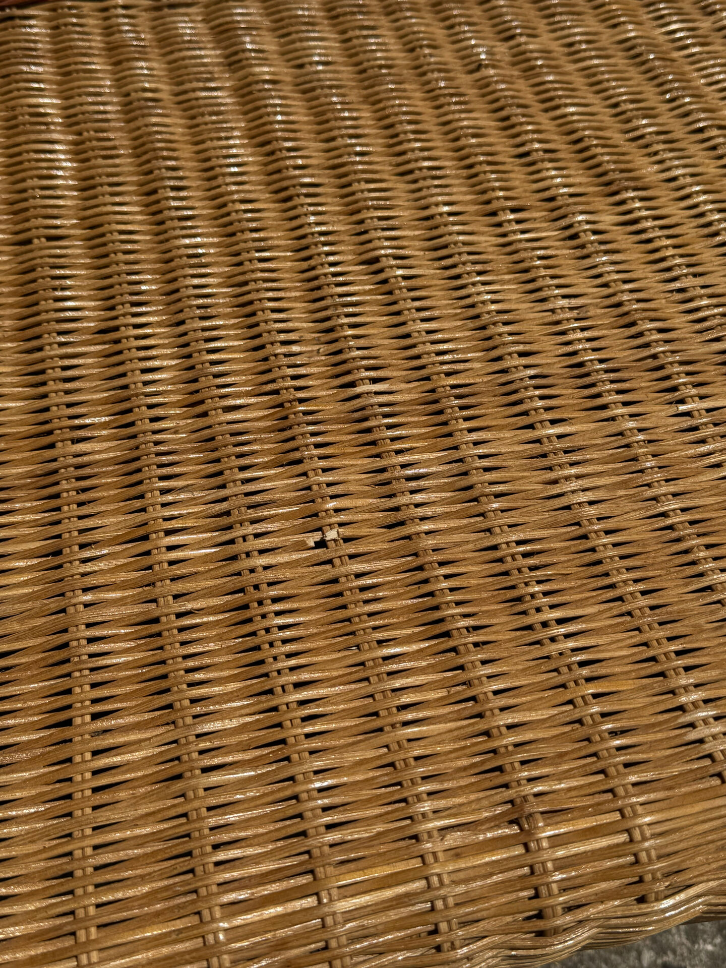 Vintage rattan lounge