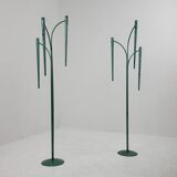 Pair of large vintage 1960s floor candlesticks