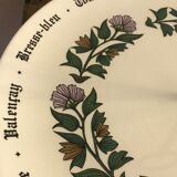 Gien 1970 earthenware cheese platter