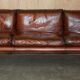 Restored suite Tim Bates for Pieff Mandarin leather chrome hardwood.