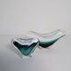 Set of 6 pieces of modern mid-century art glass "Shell", Flygfors Sweden 1955