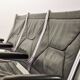 Charles Eames Black Leather 3-Seat Tandem Sling Airport Bench Herman Miller