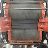 8 "Les Arcs" chairs by Charlotte Perriand - Vintage hotel branding