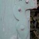 Door H186.5xW75cm with 18th century interior molding