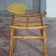 Vintage bamboo stool or bamboo luggage rack, ottoman