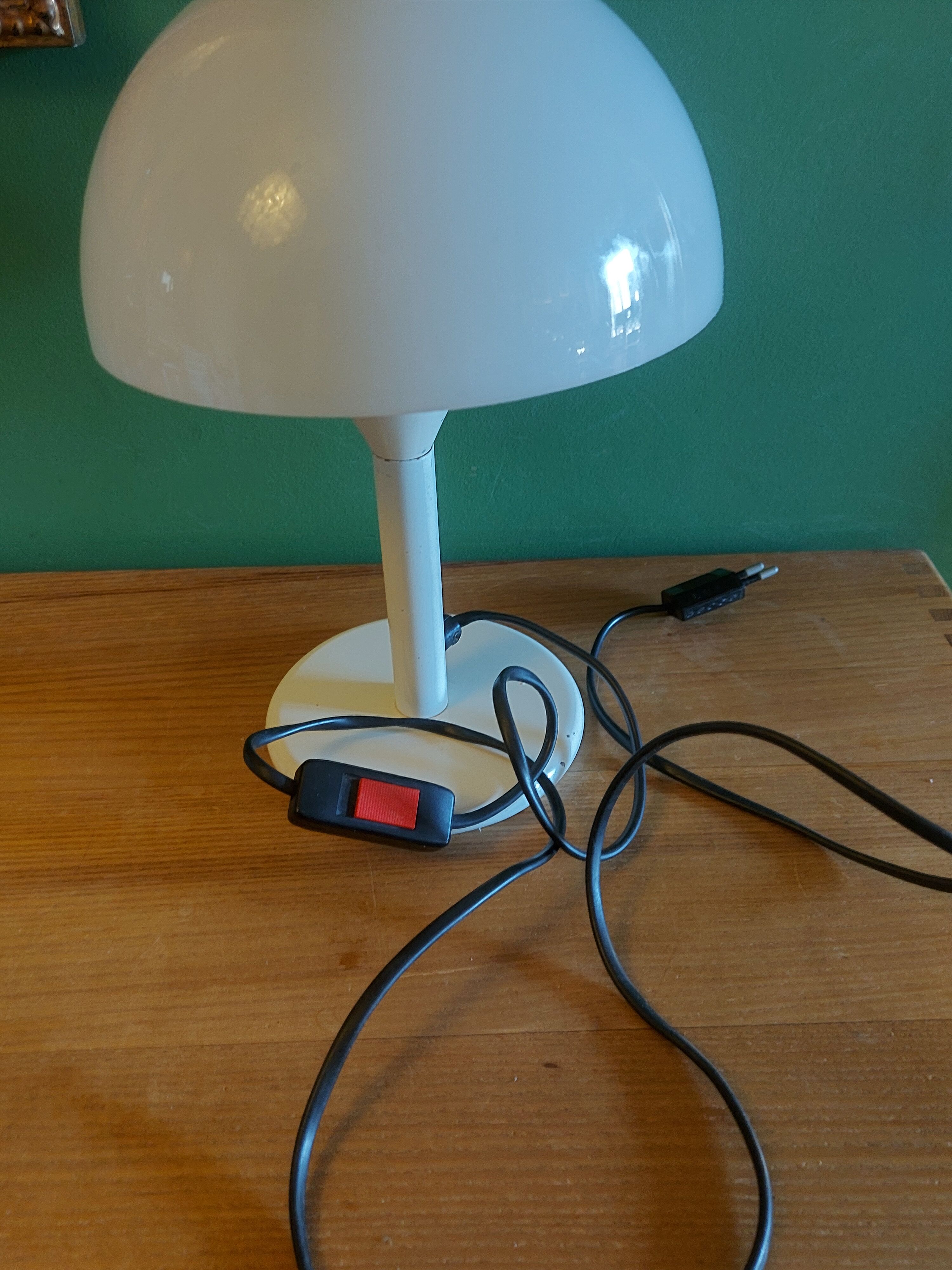 Vintage mushroom lamp Aluminor