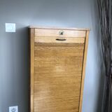 Wooden curtain filing cabinet