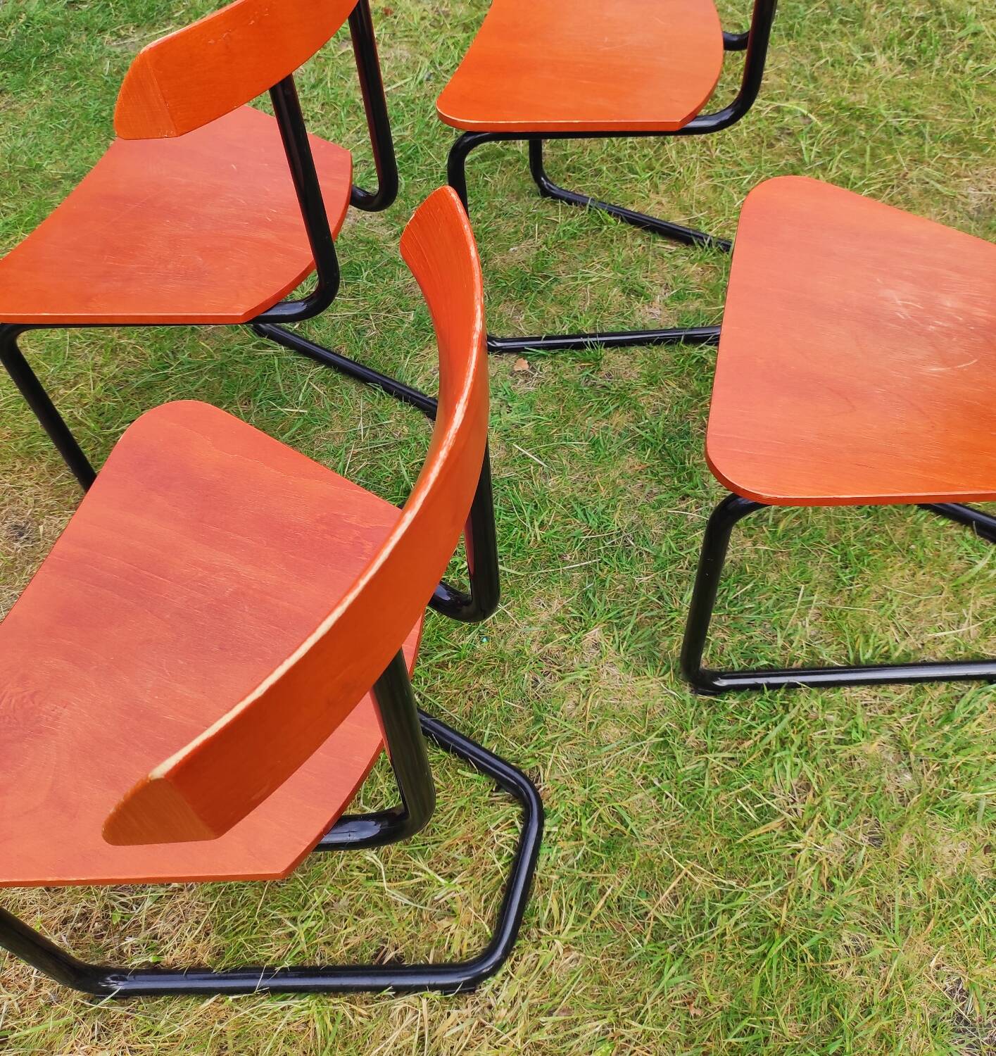 Set of four vintage chairs