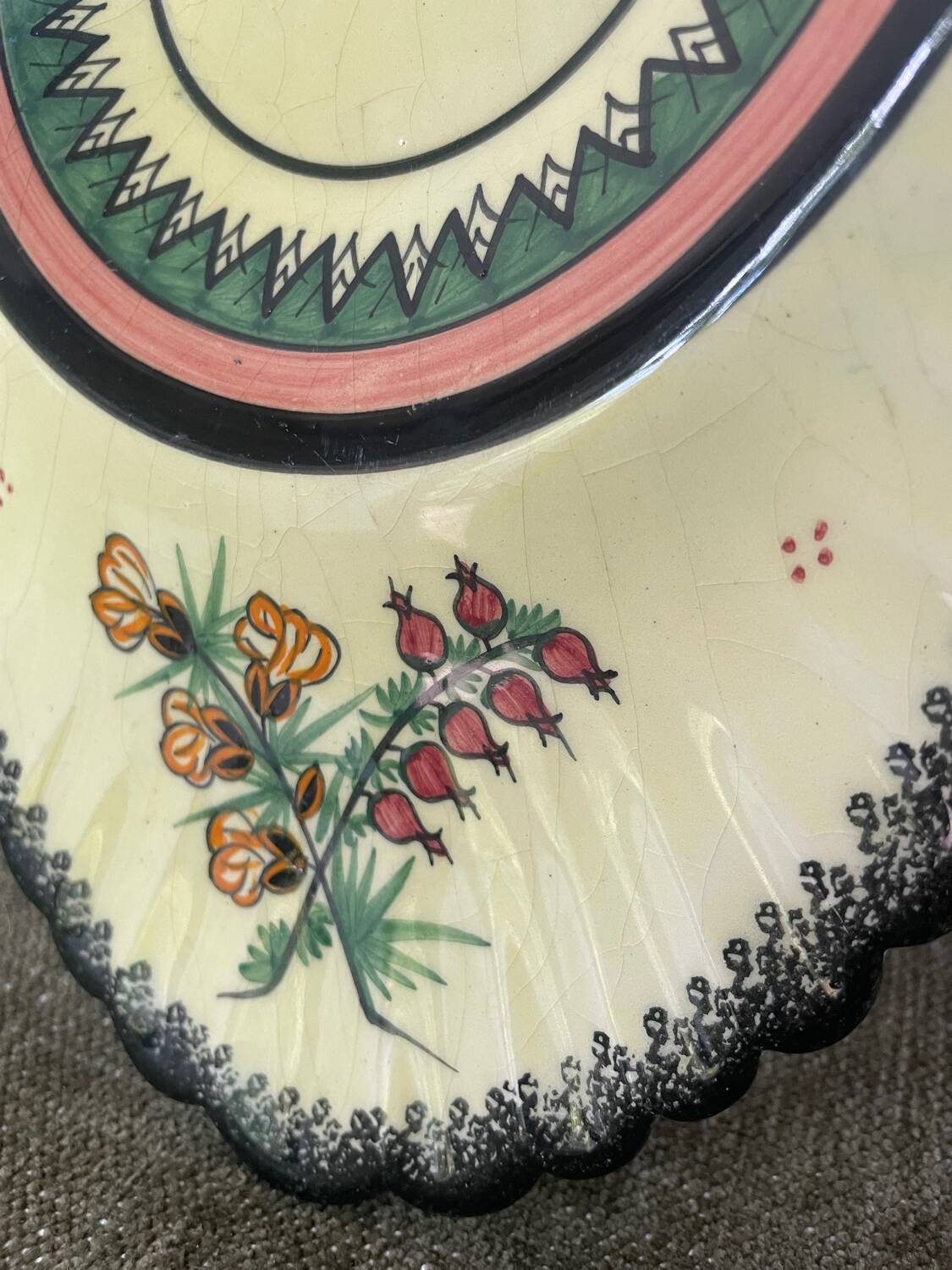 Henriot plate Quimper