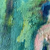 Large painting hst "baigneuses" marcelle guetta-fattal (1922-2009) fauvism