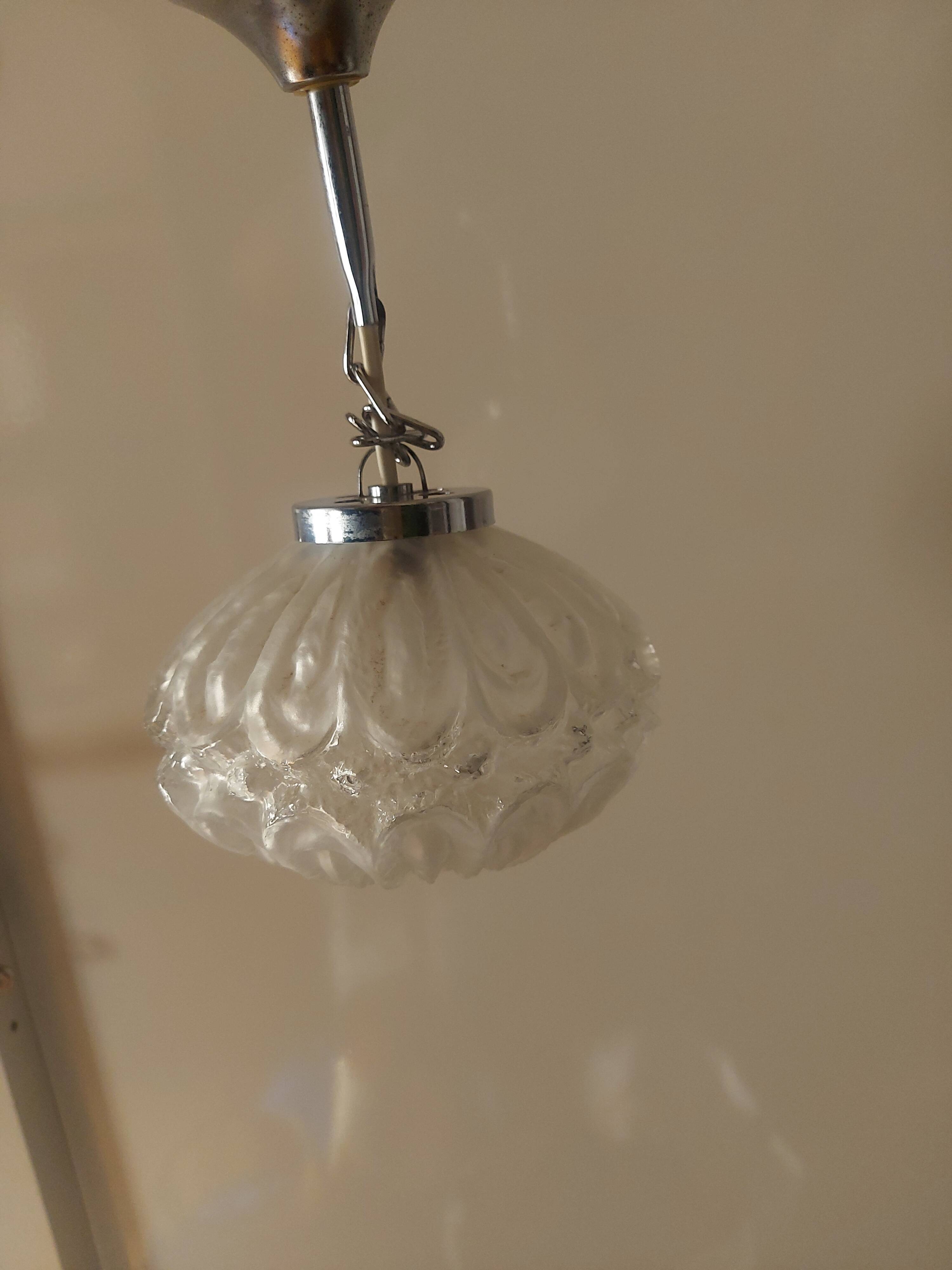 Art deco chandelier suspension