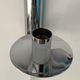 Pair of chrome metal sconces and smoked glass from Sciolari, 1970