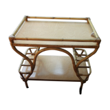 Bar service with bamboo wheels