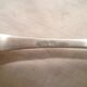 Olive spoon in silver metal df uniplat model