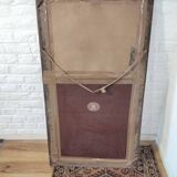 Overmantel mirror abstract decor