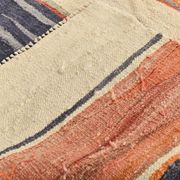 10X13 Soft Colors Rare Large Area Vintage Wool Kilim Rug, 300x389 Cm