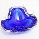 Murano bubble glass ashtray