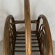 Bamboo and rattan magazine rack