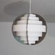 Danish plexi pendant lamp by Brylle and Jacobsen 1970