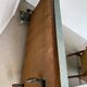 Vintage Louis XVI style blue velvet sofa