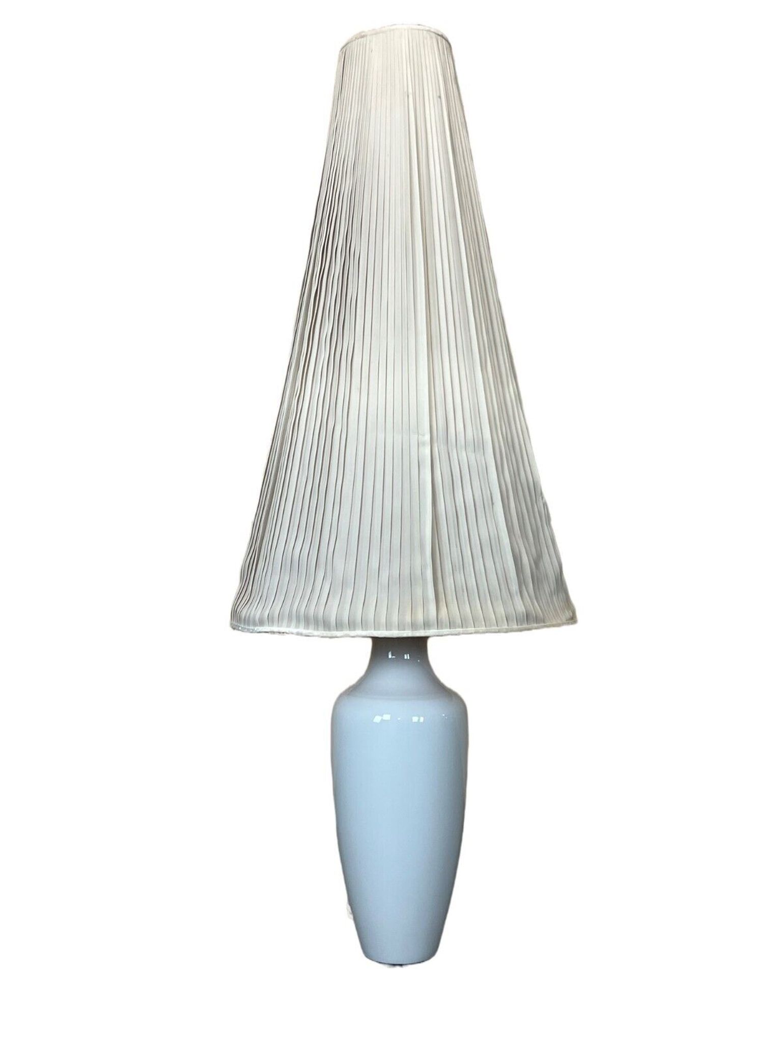 Lampe porcelaine KPM laiton space age, 60s 70s