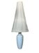 60s 70s floor lamp porcelain KPM brass space age