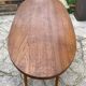 Table basse ovale en bois