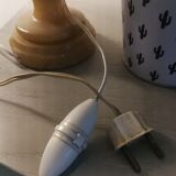 Bedside lamp in alabaster