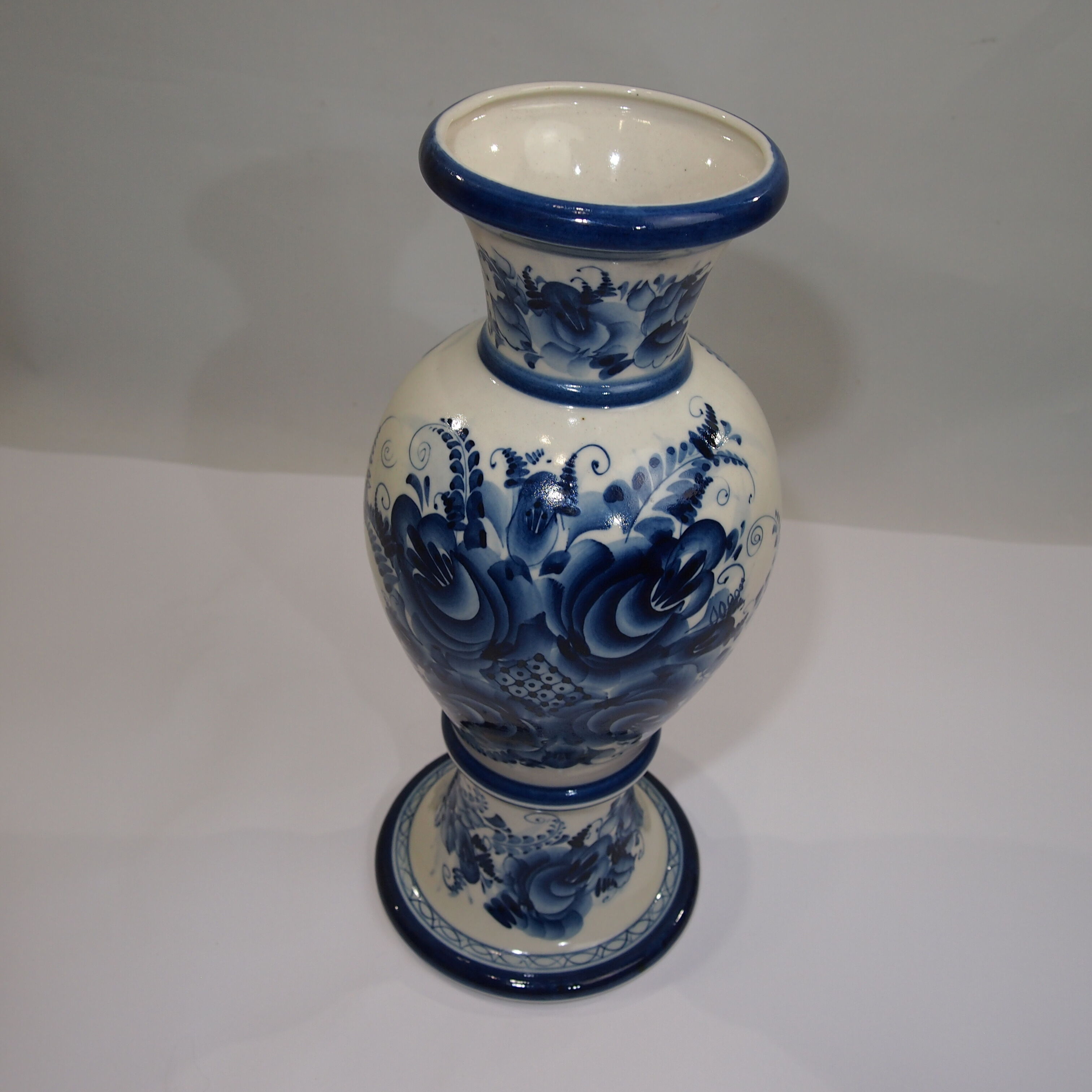 Faience vase