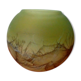 Glass bowl vase