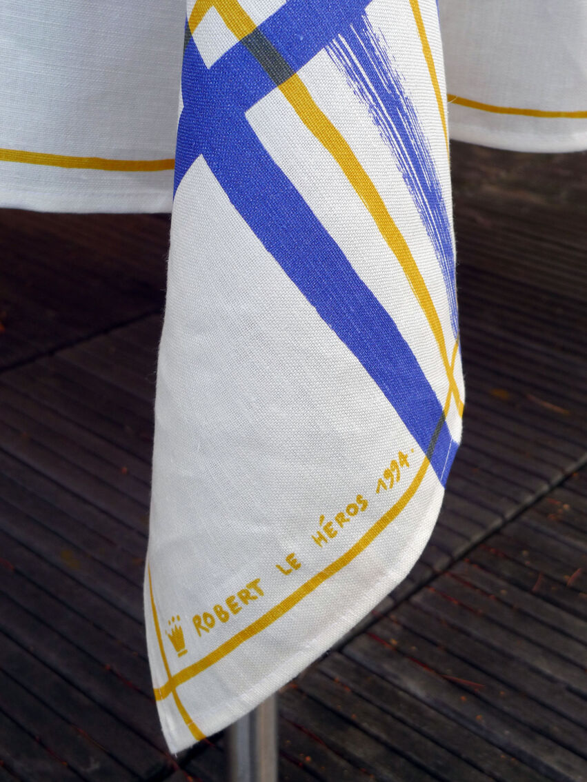 Nappe lin, coton, design Robert le Héros | Selency
