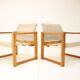 Set of Two Scandinavian Safari Armchairs by Karin Mobring, 1980s