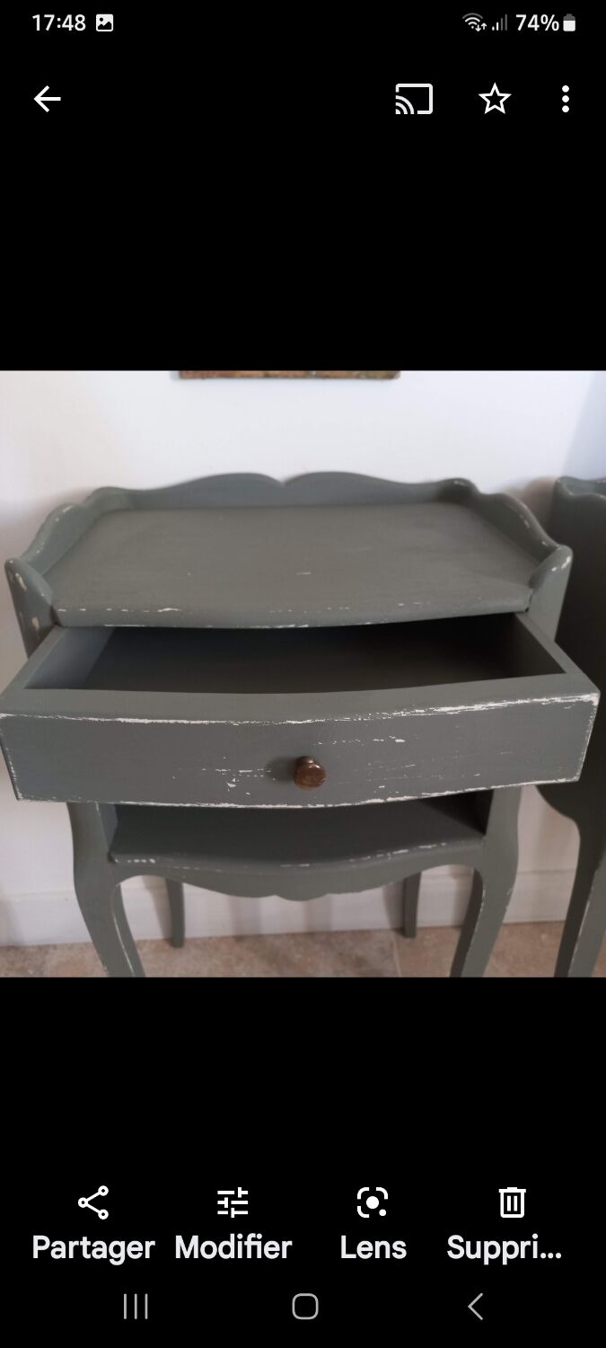 Pair of bedside tables