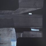 Pierre SOULAGES: Gouache on paper 1973 - Original signed poster