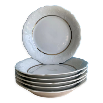 Sologne porcelain hollow plates