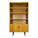 1950s modernist bookshelf, light oak, vintage