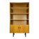 1950s modernist bookshelf, light oak, vintage