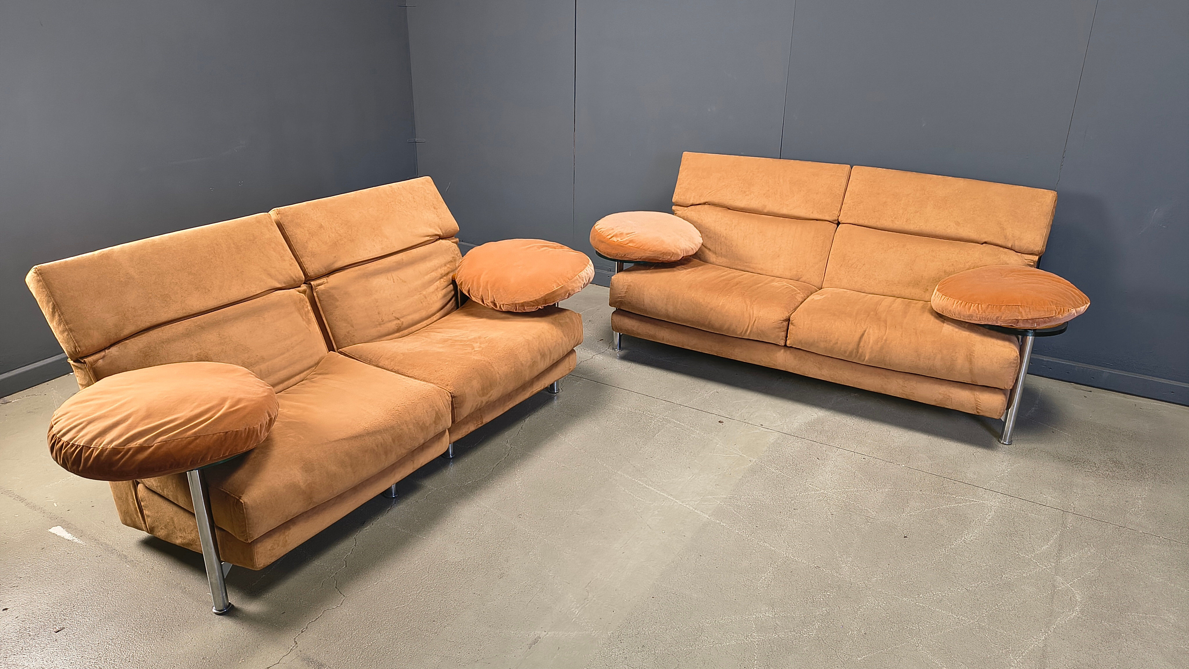 Arca sofa set by Paolo Piva for B&B Italia, 1980s